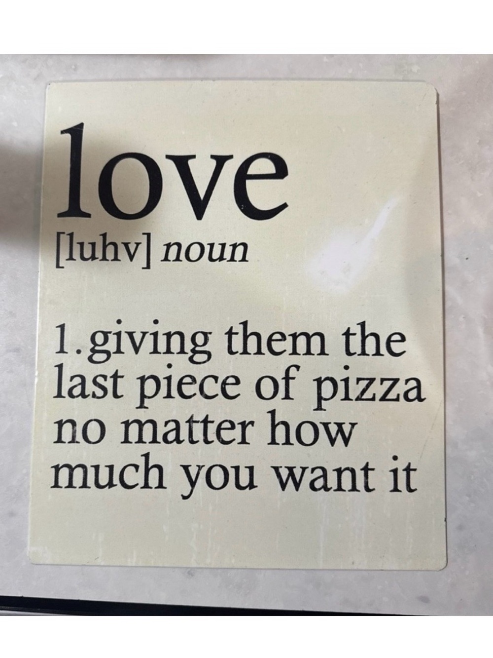 Metal Vintage Love Sign